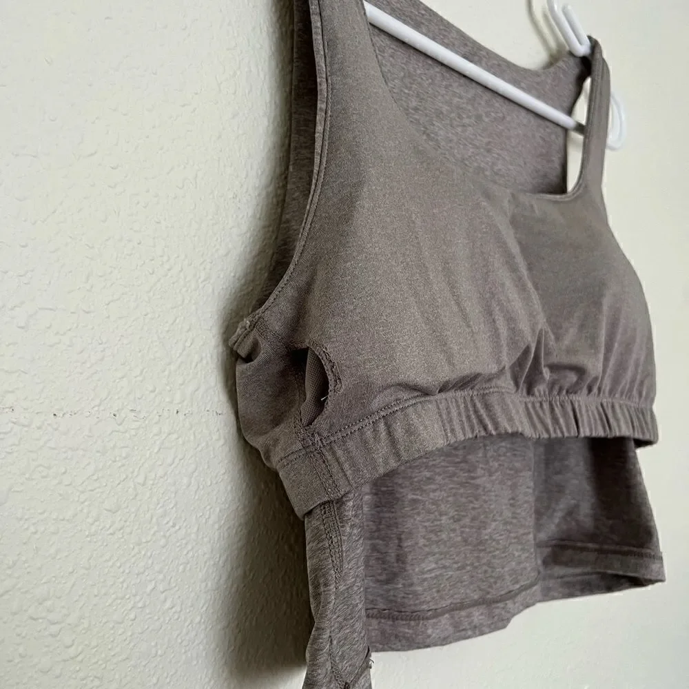 NWOT Yogalicious Lux Cropped Tank Top L
